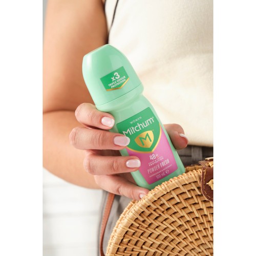 Mitchum Women Advanced Powder Fresh Roll On Deodorant