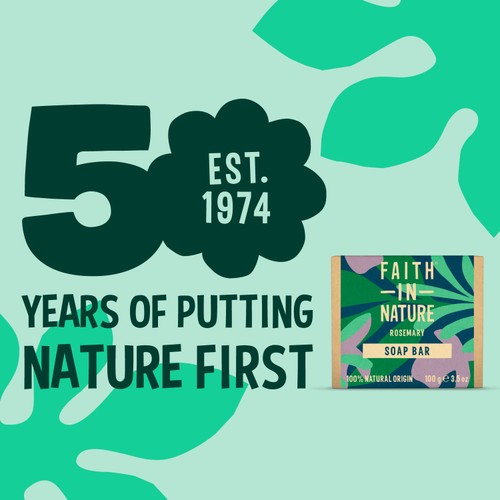 Faith in Nature Rosemary Pure Hand Made Soap Bar