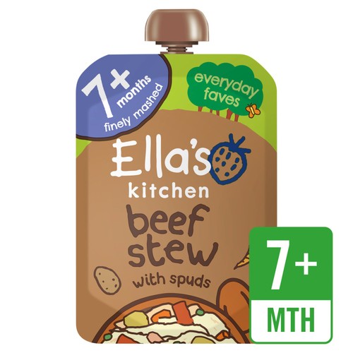 Ella's Kitchen Beef Stew Baby Food Pouch 7+ Months