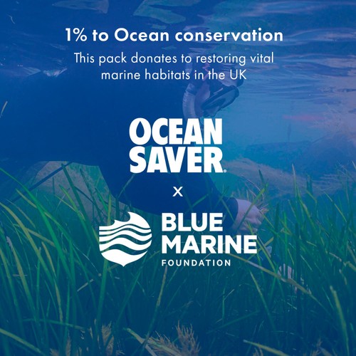 OceanSaver Plastic Free Non-Bio Laundry Detergent Sheets