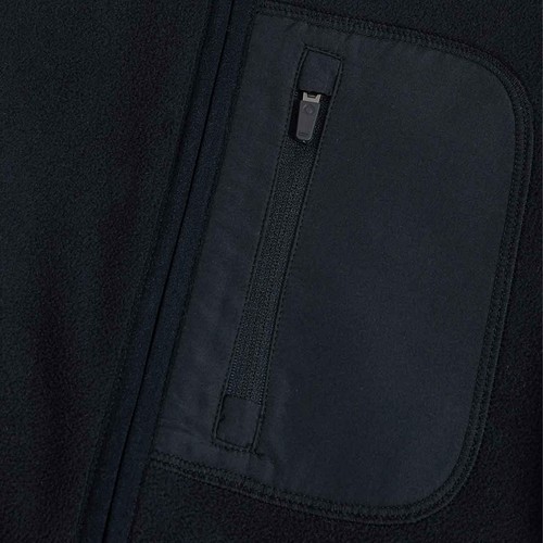 M&S Womens Goodmove Thermal Zip Up Funnel Neck Fleece, 10, Navy