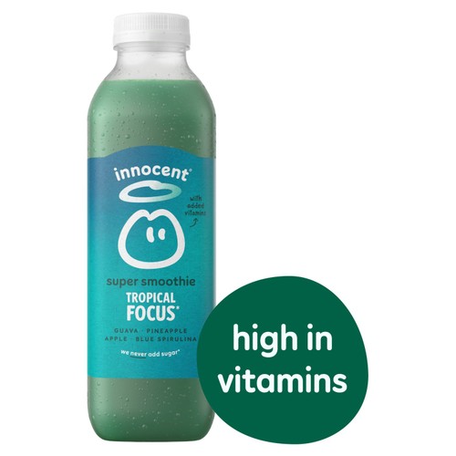 Innocent Tropical Focus Super Smoothie Guava & Pineapple with Vitamins 