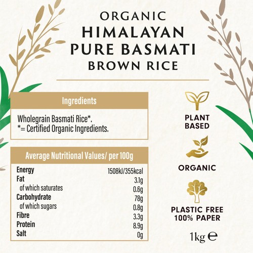 Biona Organic Basmati Brown Rice