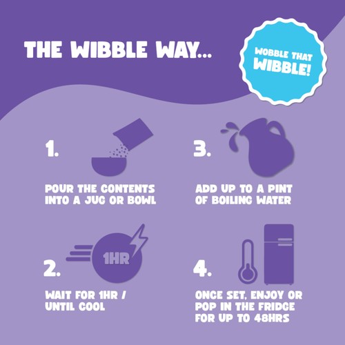 Wibble Plant-based Double Berry Jelly Crystals
