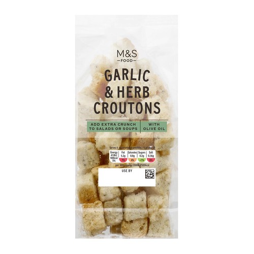M&S Garlic & Herb Focaccia Croutons