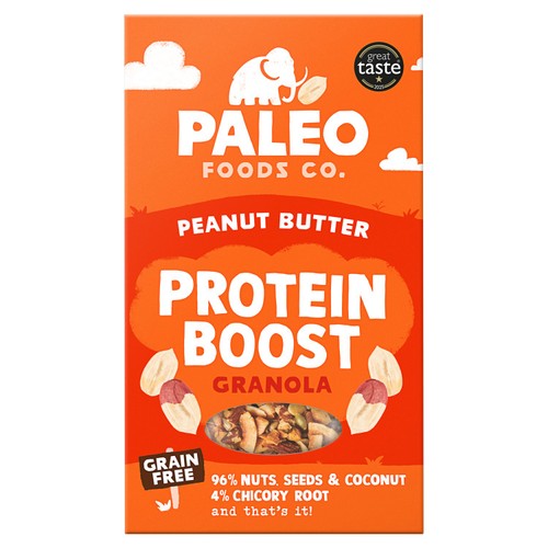 Paleo Foods Co Peanut Butter Protein Boost Grain Free Granola