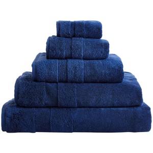 M&S Collection Ultimate Turkish Cotton Face Towels Midnight, 2 Pack