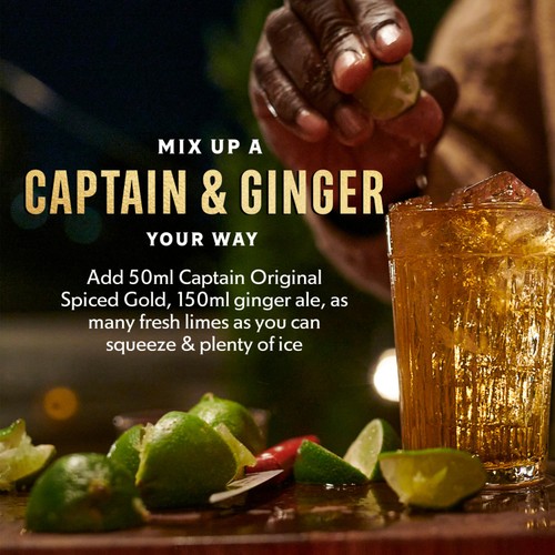 Captain Morgan Original Spiced Gold Rum Based Spirit Drink