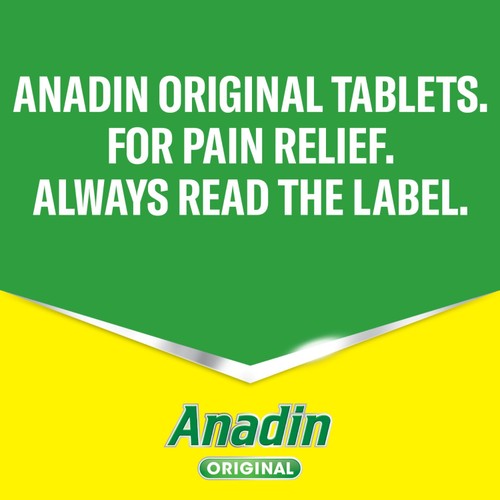 Anadin Original Aspirin & Caffeine Pain Relief Tablets