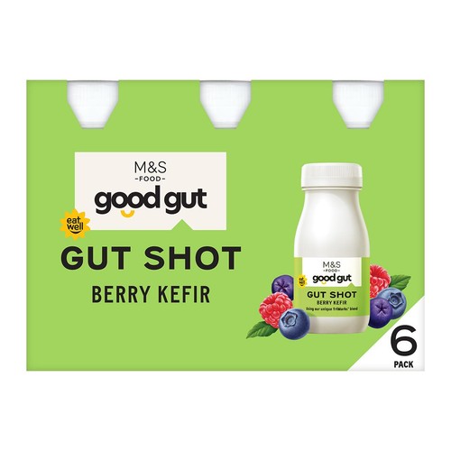 M&S Good Gut Berry Kefir Gut Shot Multipack
