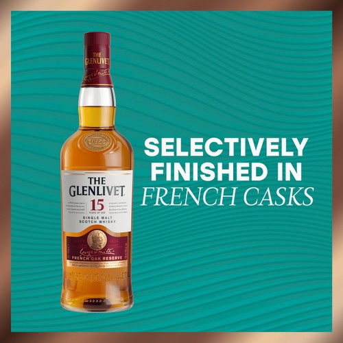 The Glenlivet 15 Year Old Single Malt Scotch Whisky