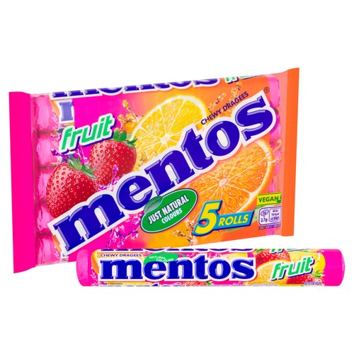 Mentos Chewy Fruit Sweets Multipack 