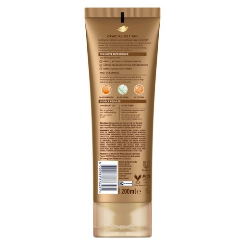 Dove Dermaspa Summer Revived Medium-Dark Body Lotion