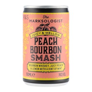 The Marksologist Peach Bourbon Smash