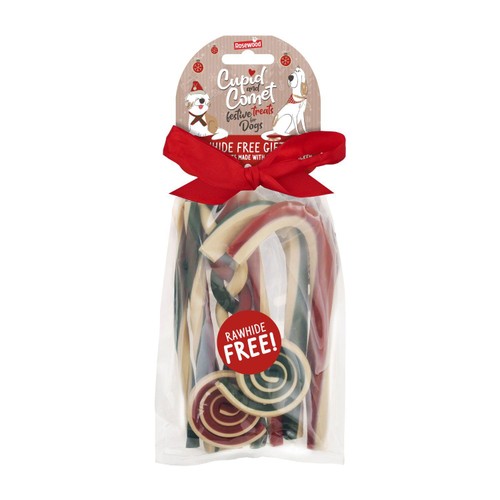 Cupid & Comet Rawhide Free Bumper Gift Bag for Dogs