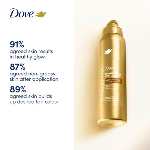 Dove DermaSpa Summer Revived Fair to Medium Gradual Self-Tan Body Mousse
