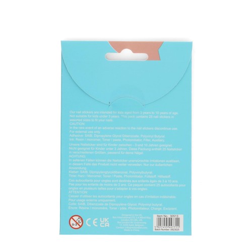 Rex London Childrens Nail Stickers Sunny Sausage Dog