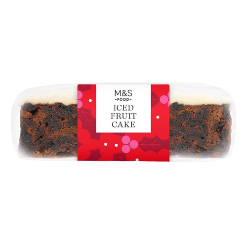 M&S Iced Fruit Cake