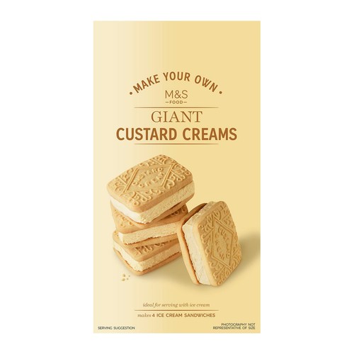 M&S Giant Custard Cream Make Your Own