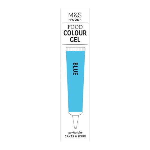 M&S Blue Food Colouring Gel