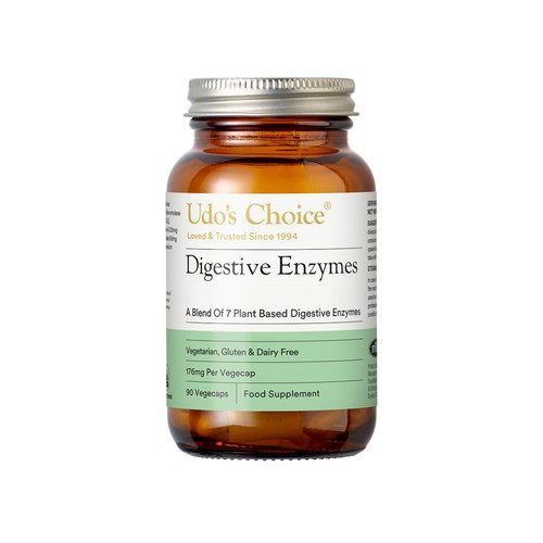 Udo's Choice Digestive Enzymes Supplement Vegetable Capsules 