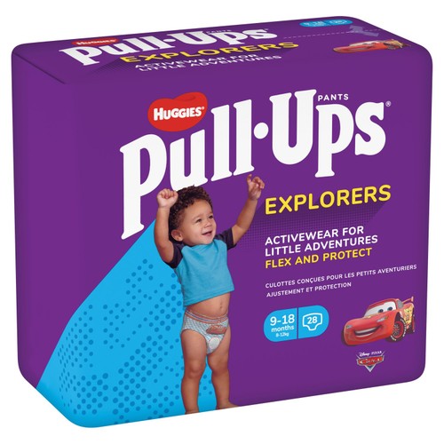 Huggies Pull-Ups Explorers Boys Nappy Pants, Size 3-4 (9-18 mths)