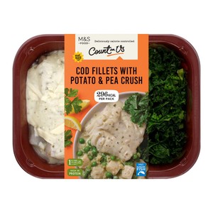 M&S Count on Us Cod Fillets with Potato & Pea Crush