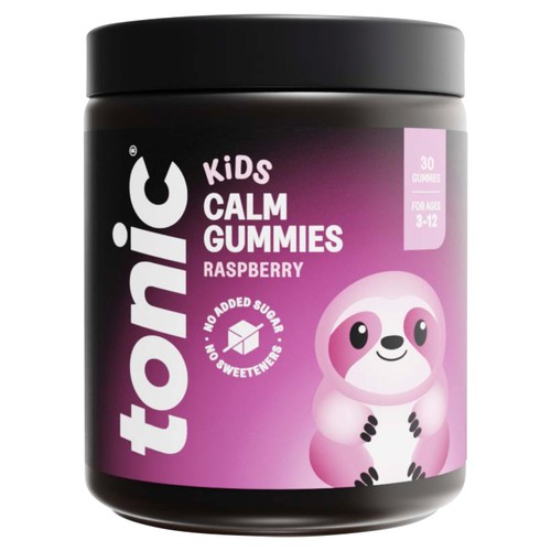 Tonic Health Kids Calm Gummy 3-12 Yrs x 30 Raspberry