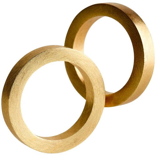 M&S Set of 4 Metallic Napkin Rings