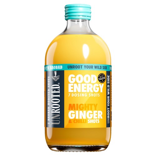 UNROOTED Mighty Ginger, Chilli & Baobab 7x Dosing Shots