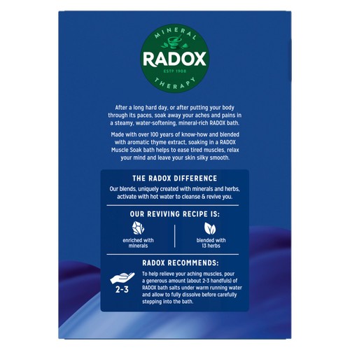 Radox Bath Therapy Muscle Soak Herbal Bath Salts