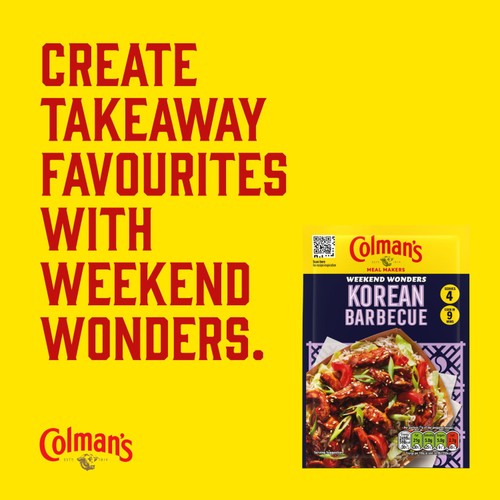 Colman's BBQ Korean Sauce Dry Packet Mix