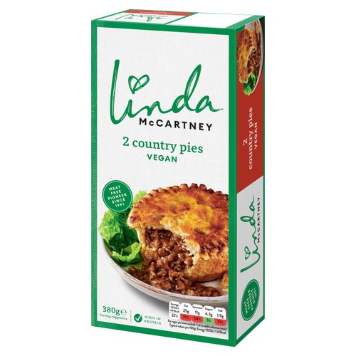 Linda McCartney 2 Frozen Country Pies Deep Fill