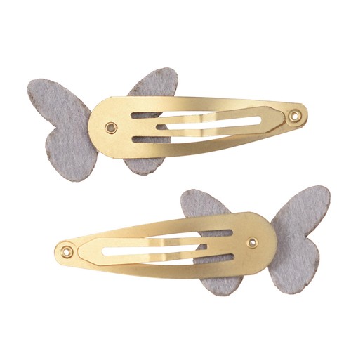 Rex London Glitter Butterfly Hair Clips