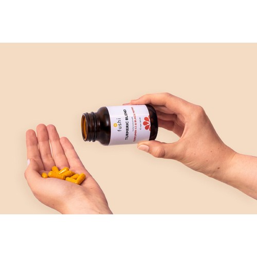 Fushi Tumeric C3 & Bioperine Extract Supplement Capsules 