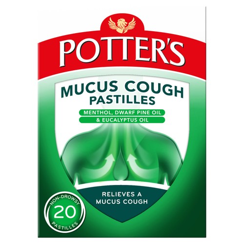 Potters Mucus Cough Pastilles