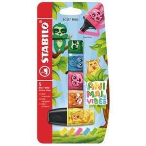 STABILO BOSS MINI Animal Vibes - Pack of 5
