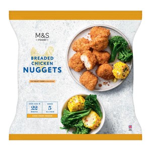 M&S Breaded Chicken Nuggets Frozen 1kg