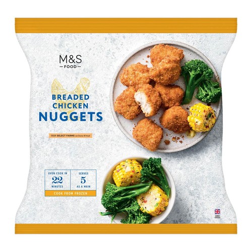 M&S Breaded Chicken Nuggets Frozen 1kg