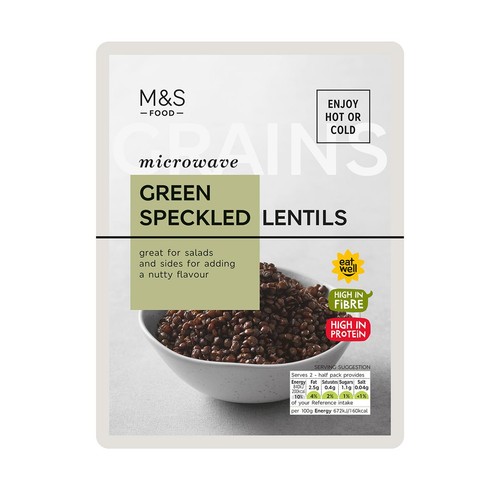 M&S Green Speckled Lentils