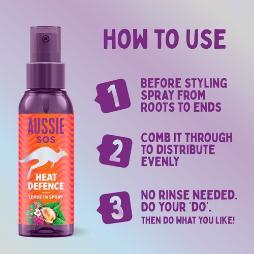 Aussie SOS Instant Heat Saviour Hair Spray