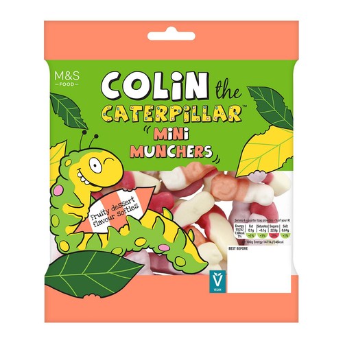 M&S Colin The Caterpillar Mini Munchers