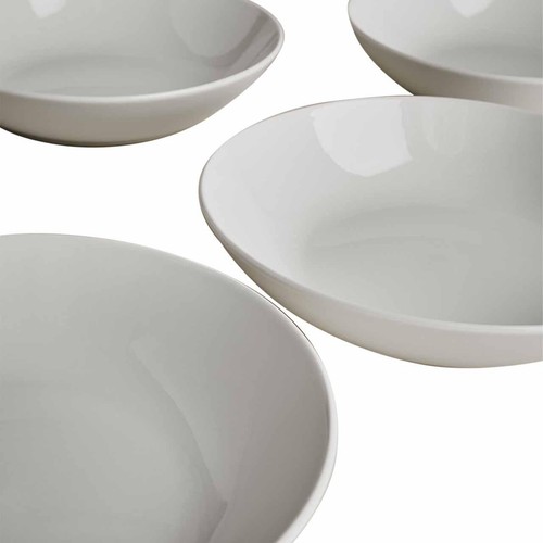M&S Set of 4 Everyday Pasta Bowls, White
