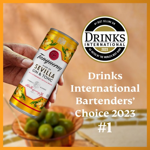 Tanqueray Flor De Sevilla Gin & Tonic Ready to Drink Can