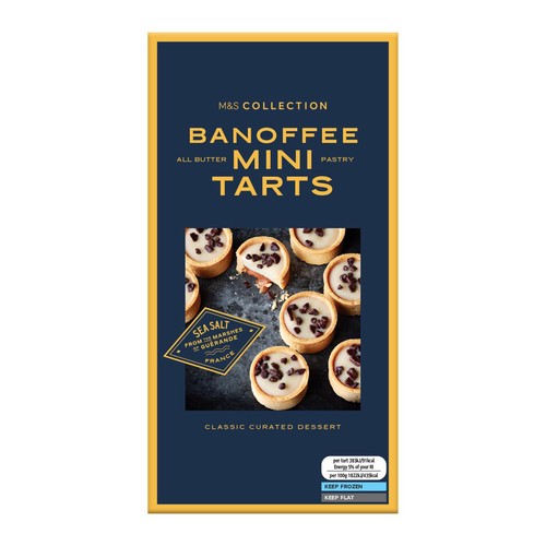 M&S 8 All Butter Pastry Banoffee Mini Tarts