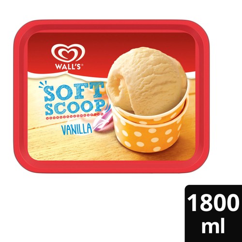 Wall's Soft Scoop Vanilla Ice Cream Tub