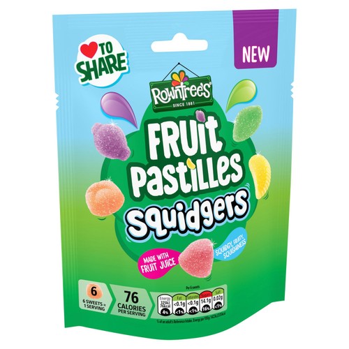 Rowntree's Fruit Pastilles Squidgers Pouch