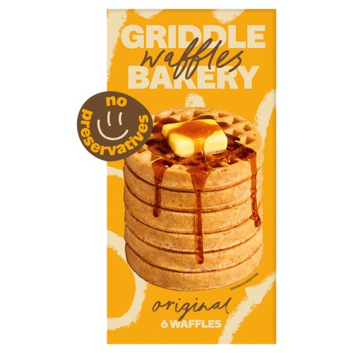 Griddle Bakery Original Wholegrain Toaster Waffles