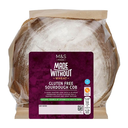 M&S Made Without Sourdough Bread Cob