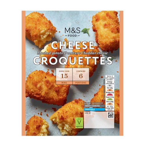 M&S 6 Cheddar Cheese Croquettes